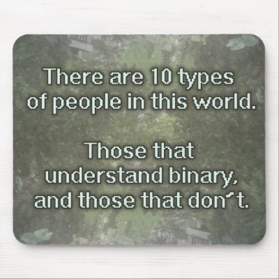 10 types of people mousepad by gregvan