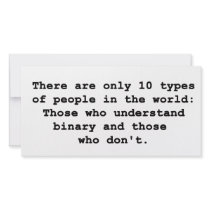 10 Types of People Photo Card