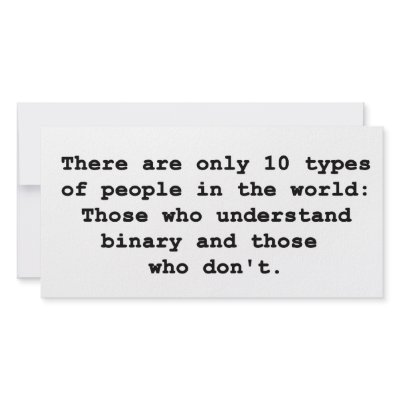 10 Types of People Photo Card by lindabissett