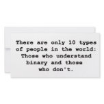 10 Types of People Photo Card