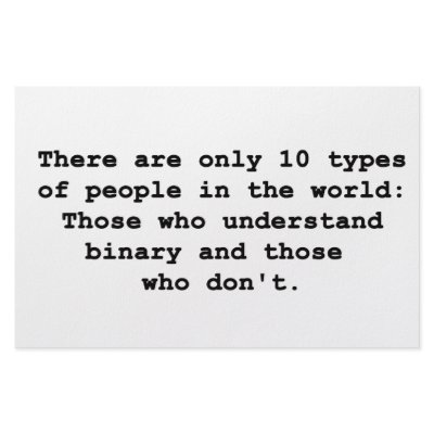 10 Types of People Custom Stationery by lindabissett