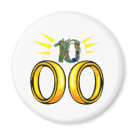 10 wedding anniversary t fridge magnets