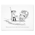10" x 8" Print - Fishing Cartoon - Fish Costume