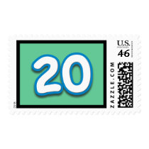 10 Year Birthday or Anniversary - Add Text Postage Stamps