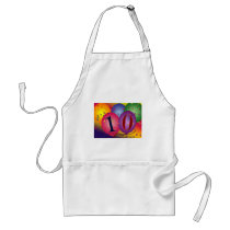 10 year old birthday balloons! aprons