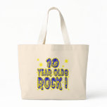 10 Year Olds Rock! (Blue) Tote Bag
