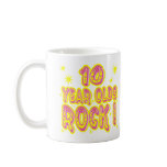 10 Year Olds Rock! (Pink) Mug