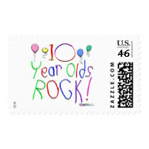 10 Year Olds Rock ! postage by BirthdaysRock 10 Year Olds Rock ! postage