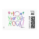 10 Year Olds Rock ! Postage Stamps