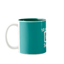 10 Year Y2K Survivor {Teal Mug}
