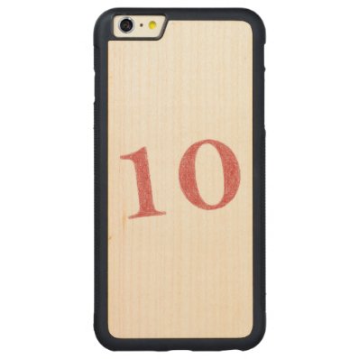 10 years anniversary carved® maple iPhone 6 plus bumper case