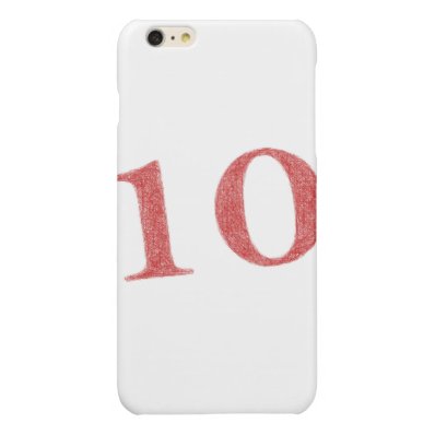 10 years anniversary glossy iPhone 6 plus case
