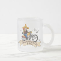 10oz Mexican Themed Frosted Mug mugs
