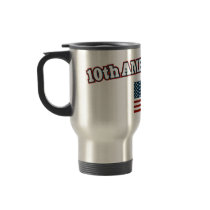 10th Amendment American Flag Mug