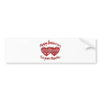 10th. Anniversary Bumper Sticker