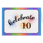 10th Anniversary Celebration Greeting Cards