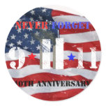 10th Anniversary for September 11 Sticker