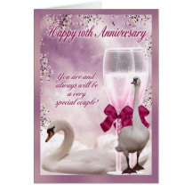10th Anniversary - Tin Anniversary Greeting Card