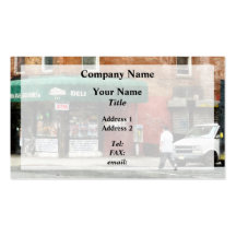 10th Ave. Deli in Manhattan Business Card Templates