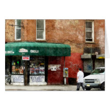 10th Ave. Deli in Manhattan Greeting Card