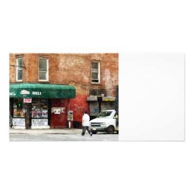 10th Ave. Deli in Manhattan Custom Photo Card by SusanSavad