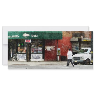 10th Ave. Deli in Manhattan Personalized Rack Card by SusanSavad