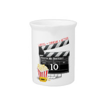 10th Birthday Hollywood Movie Party Drink Pitcher