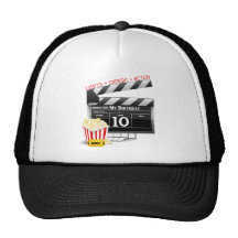10th Birthday Hollywood Movie Party Trucker Hats