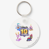10th Birthday Logo keychains