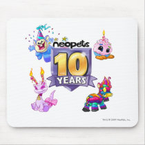 10th Birthday Logo mousepads