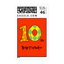 10th Birthday Stamps