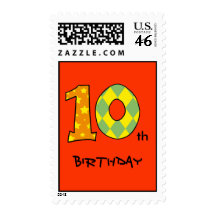 10th Birthday Stamps