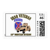 10th Mountain Division Iraq Vet Stamp