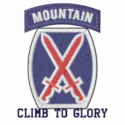 10th Mountain Embroidered Shirt