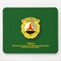 10th Psychological Operations Battalion DUI mousepads