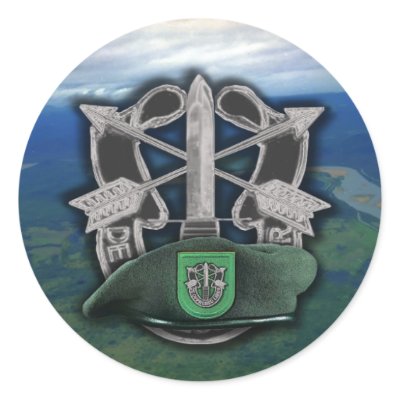 10th Special forces group Green Berets son Sticker by willeboy