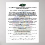 10th special forces veterans vets creed print 10th special forces veterans vets creed print