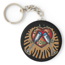 10th Wedding Anniversary Gifts Keychains