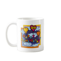 10th Wedding Anniversary Gifts Coffee Mug