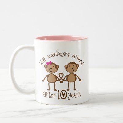 10th Wedding Anniversary Gifts Mugs