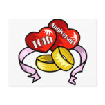 10th Wedding Anniversary Gifts Postcard