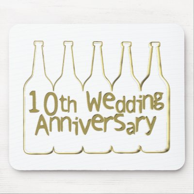 10th wedding anniversary ht mouse pads by wedding_anniversary