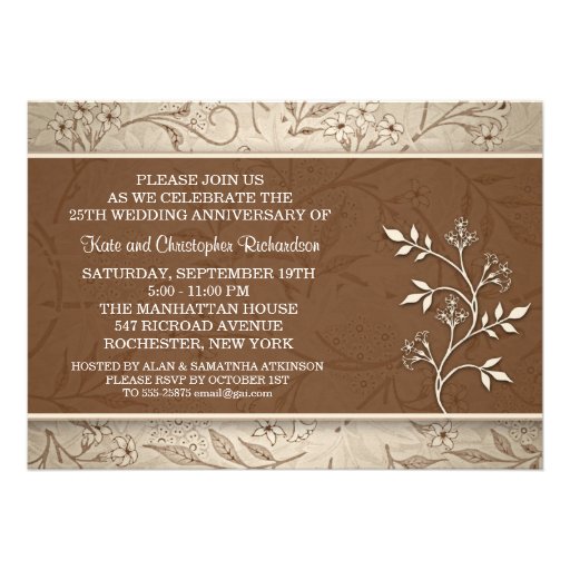 10th wedding anniversary photo invitations