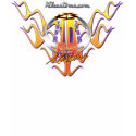 10yr_annv_V-flamed -single front image t-shirts