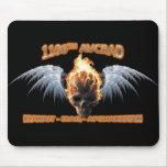 1106th AVCRAD Flaming Skull &amp; Wings Mousepad