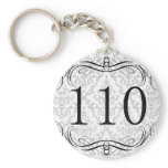 110 Area Code Keychain