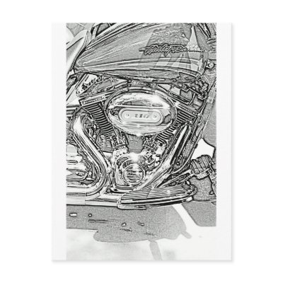 110 Screaming Eagle Harley Davidson Post Cards by doubletquatro