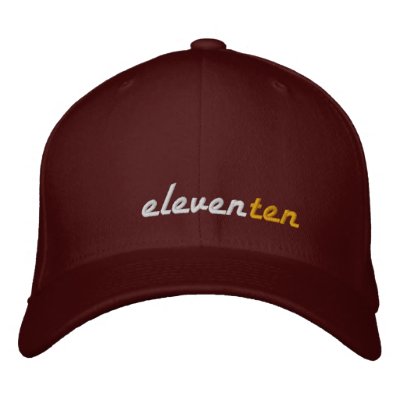 1110 FITTED HAT BASEBALL CAP by ElevenTenDesigns