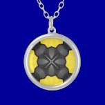 1118 BLACK YELLOW SCIENCE FICTION ROBOT BUMBLEBEE necklaces
