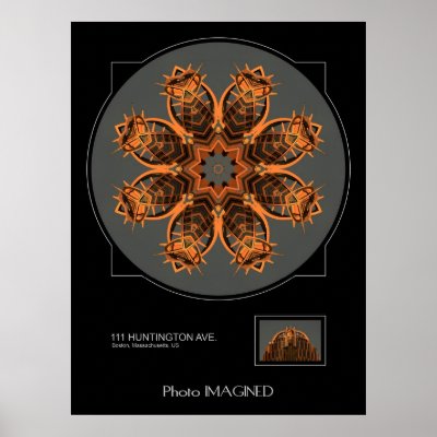 111 HUNTINGTON AVENUE, BOSTON MA. POSTER by PhotoIMAGINED